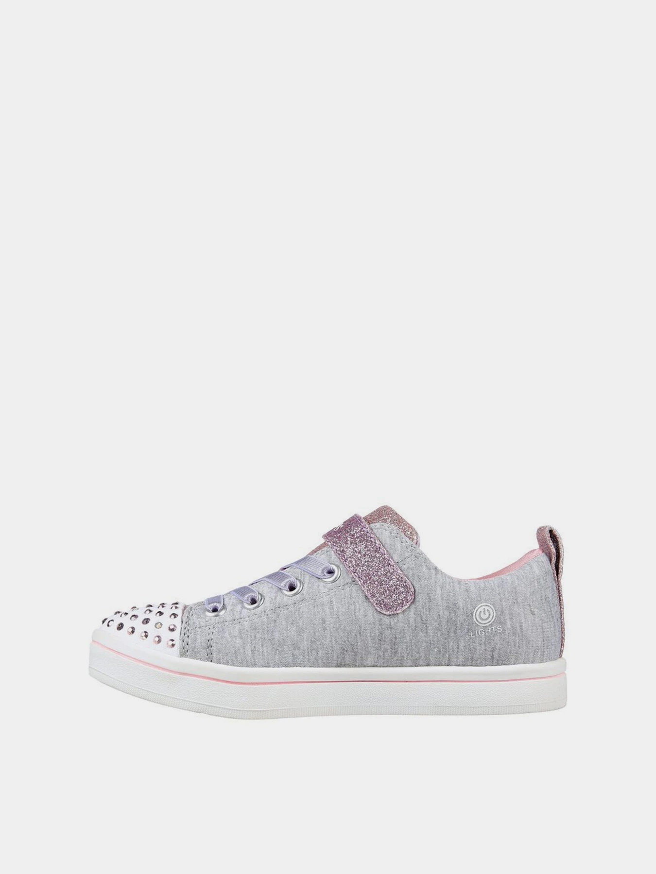 Кеды Skechers TWINKLE TOES: SPARKLE RAYZ - HEATHER & SHINE модель 314846L GYMT Фото