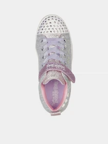 Кеды Skechers TWINKLE TOES: SPARKLE RAYZ - HEATHER & SHINE модель 314846L GYMT Фото