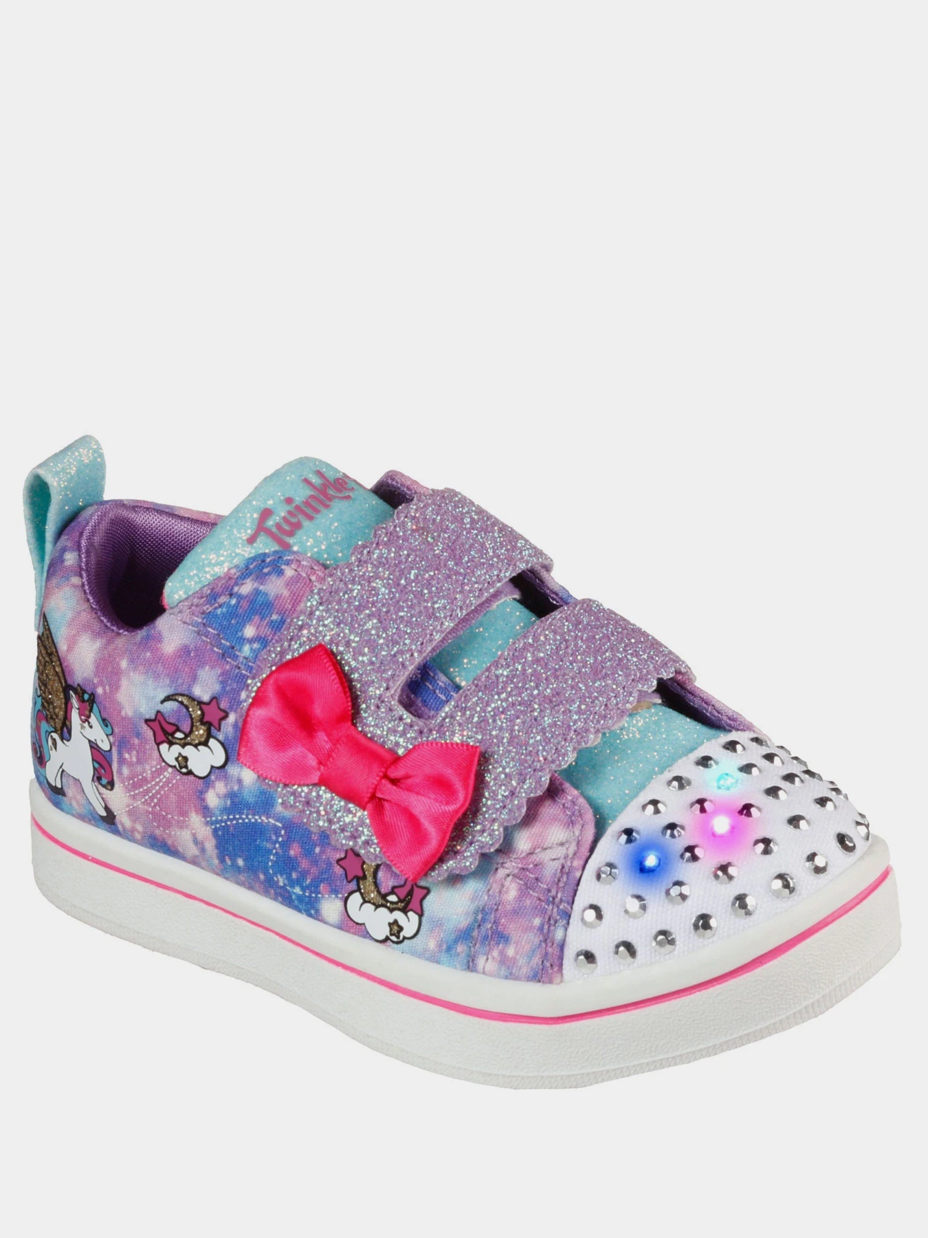 Кеды Skechers Twinkle Toes: Sparkle Rayz - Unicorn Moondus модель 314844N PRMT Фото