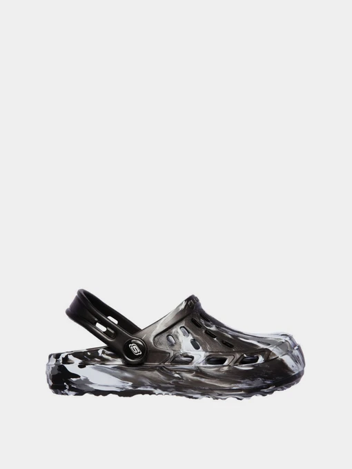 Шлёпанцы Skechers Foamies Swifters Shore Blast Clog модель 400065L BKGY Фото