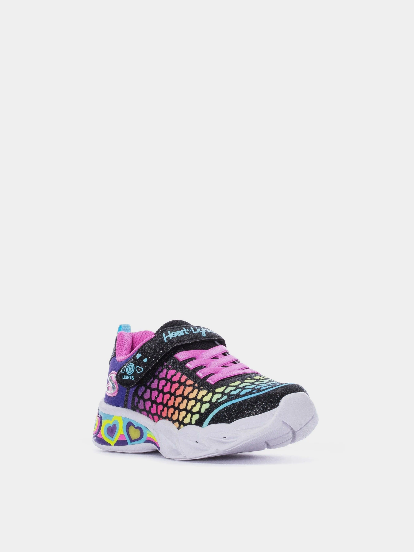 Кроссовки Skechers Heart Lights Sweetheart Lights модель 302312L BKMT Кроссовки Skechers Heart Lights Sweetheart Lights модель 302312L BKMT Фото