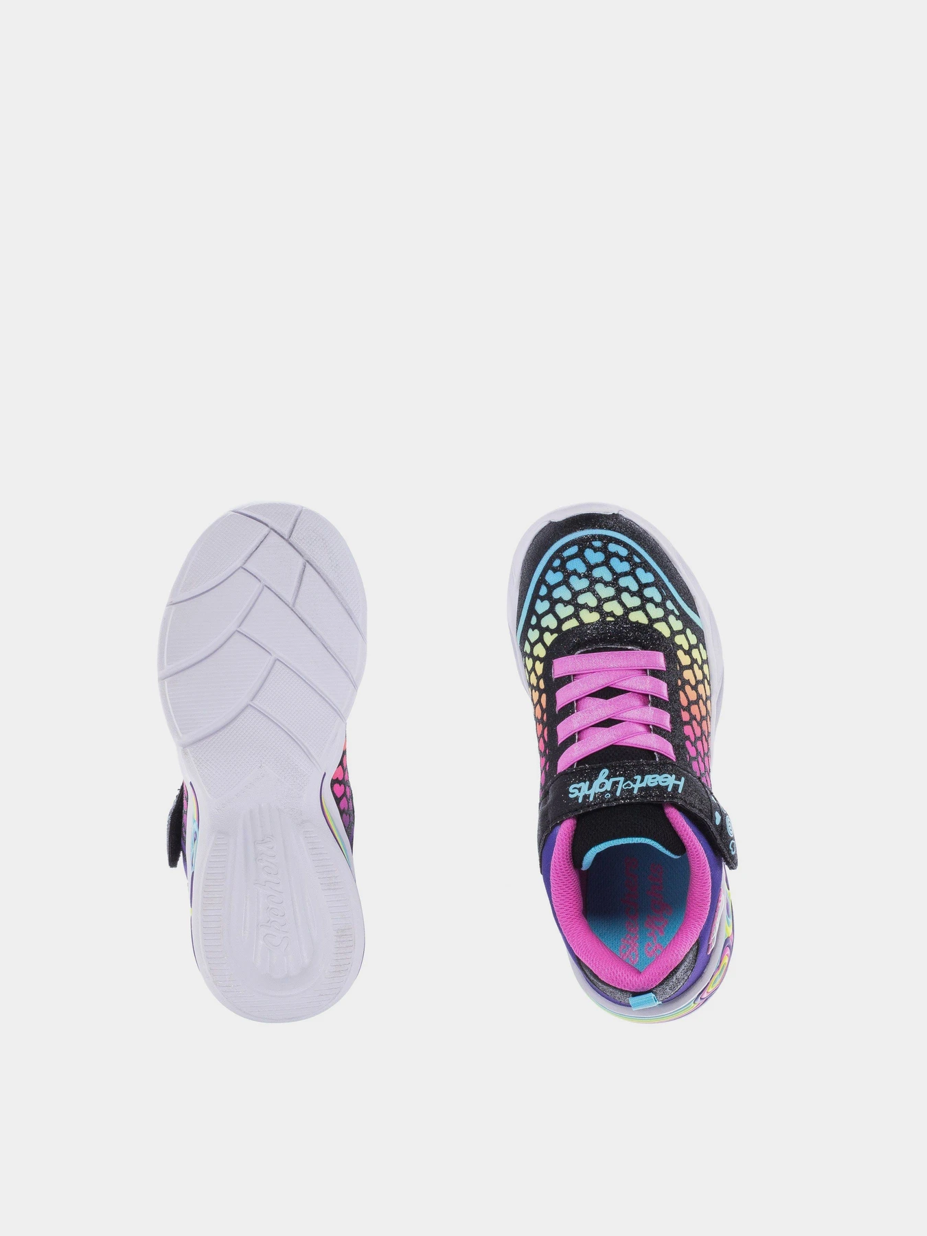 Кроссовки Skechers Heart Lights Sweetheart Lights модель 302312L BKMT Кроссовки Skechers Heart Lights Sweetheart Lights модель 302312L BKMT Фото