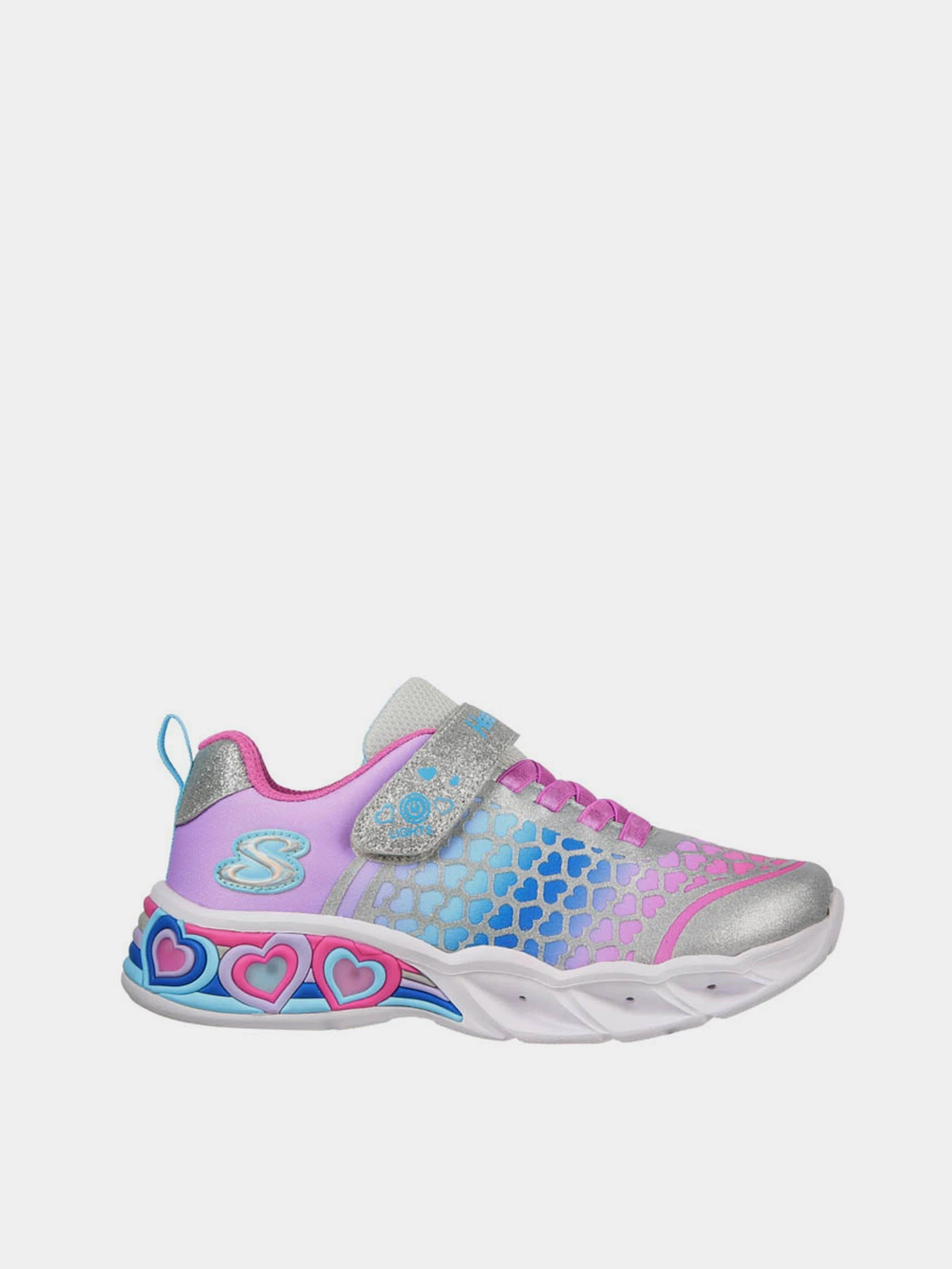 Кроссовки Skechers Heart Lights Sweetheart Lights модель 302312L SMLT Кроссовки Skechers Heart Lights Sweetheart Lights модель 302312L SMLT Фото