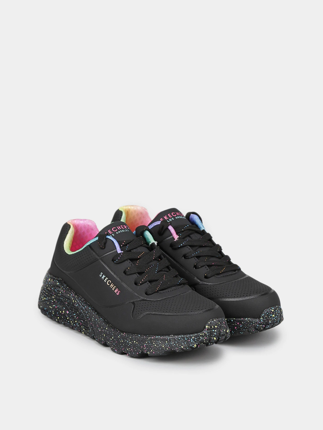 Кросівки Skechers Uno Lite - Rainbow Speck модель 310456L BKMT Кросівки Skechers Uno Lite - Rainbow Speck модель 310456L BKMT Фото
