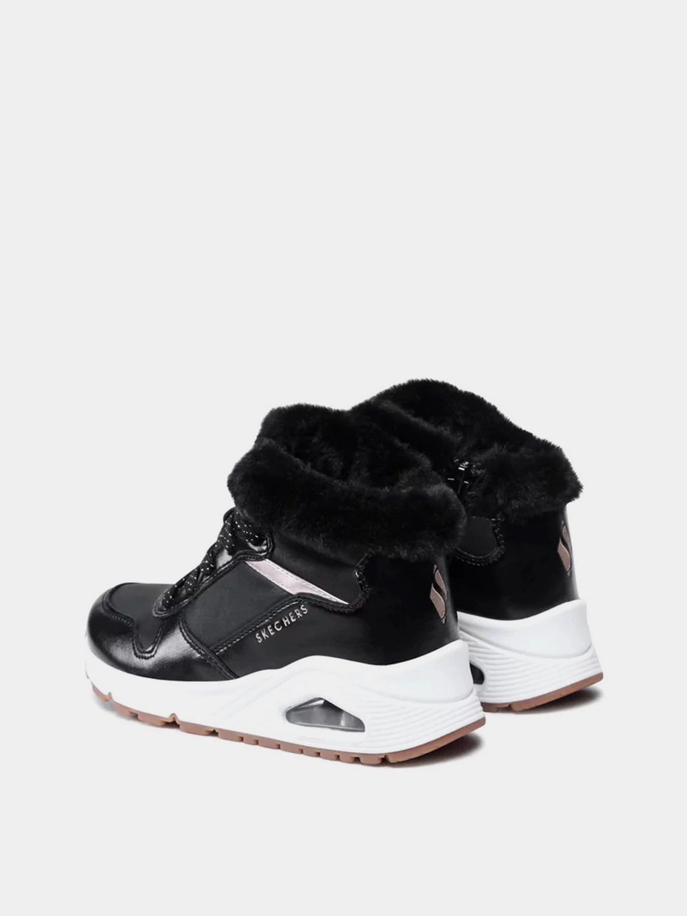 Ботинки и сапоги Skechers Uno - Cozy On Air модель 310518L BKRG Фото