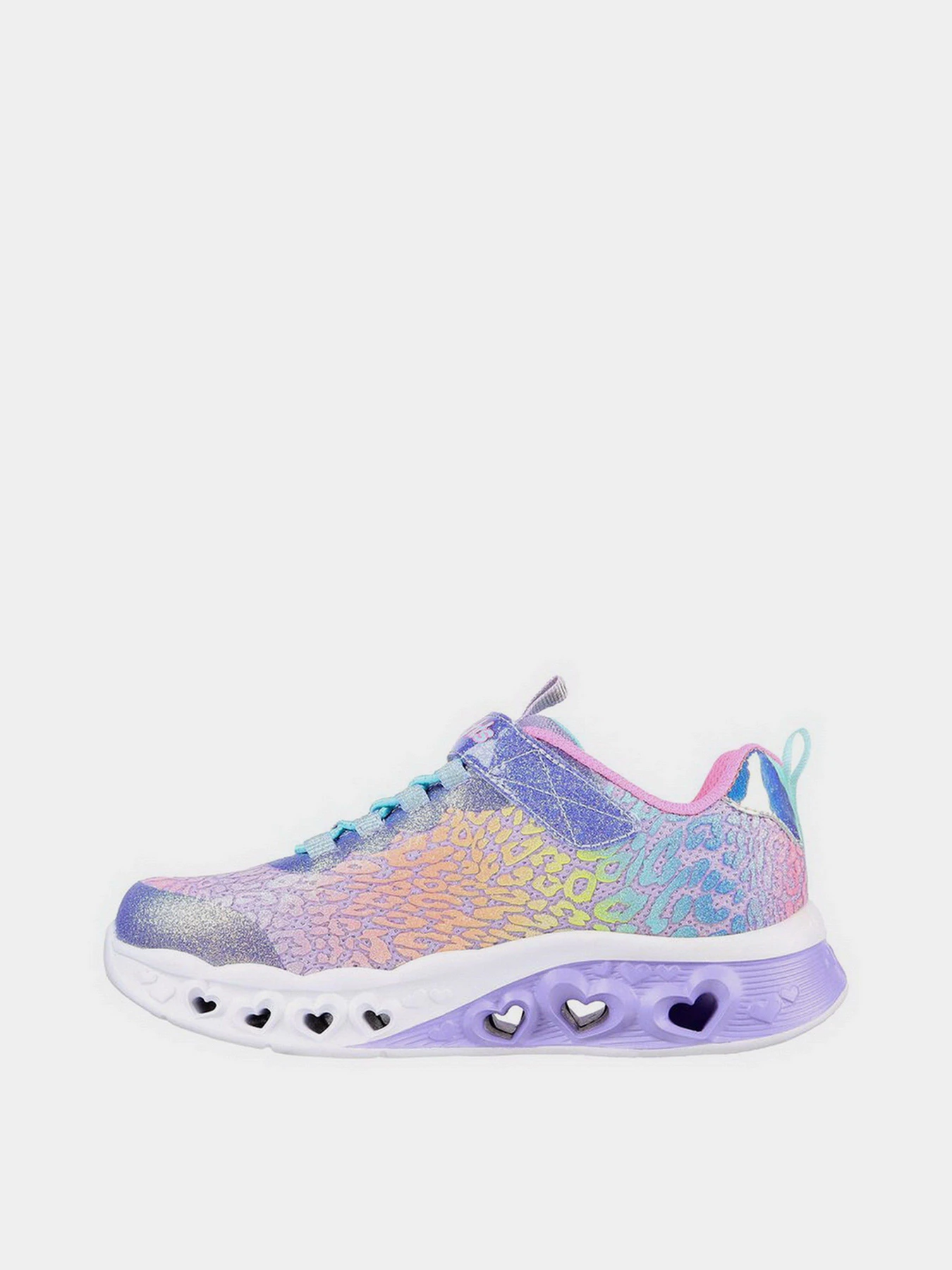 Кроссовки Skechers Flutter Heart Lights - Loves Wild модель 302314L LVMT Кроссовки Skechers Flutter Heart Lights - Loves Wild модель 302314L LVMT Фото