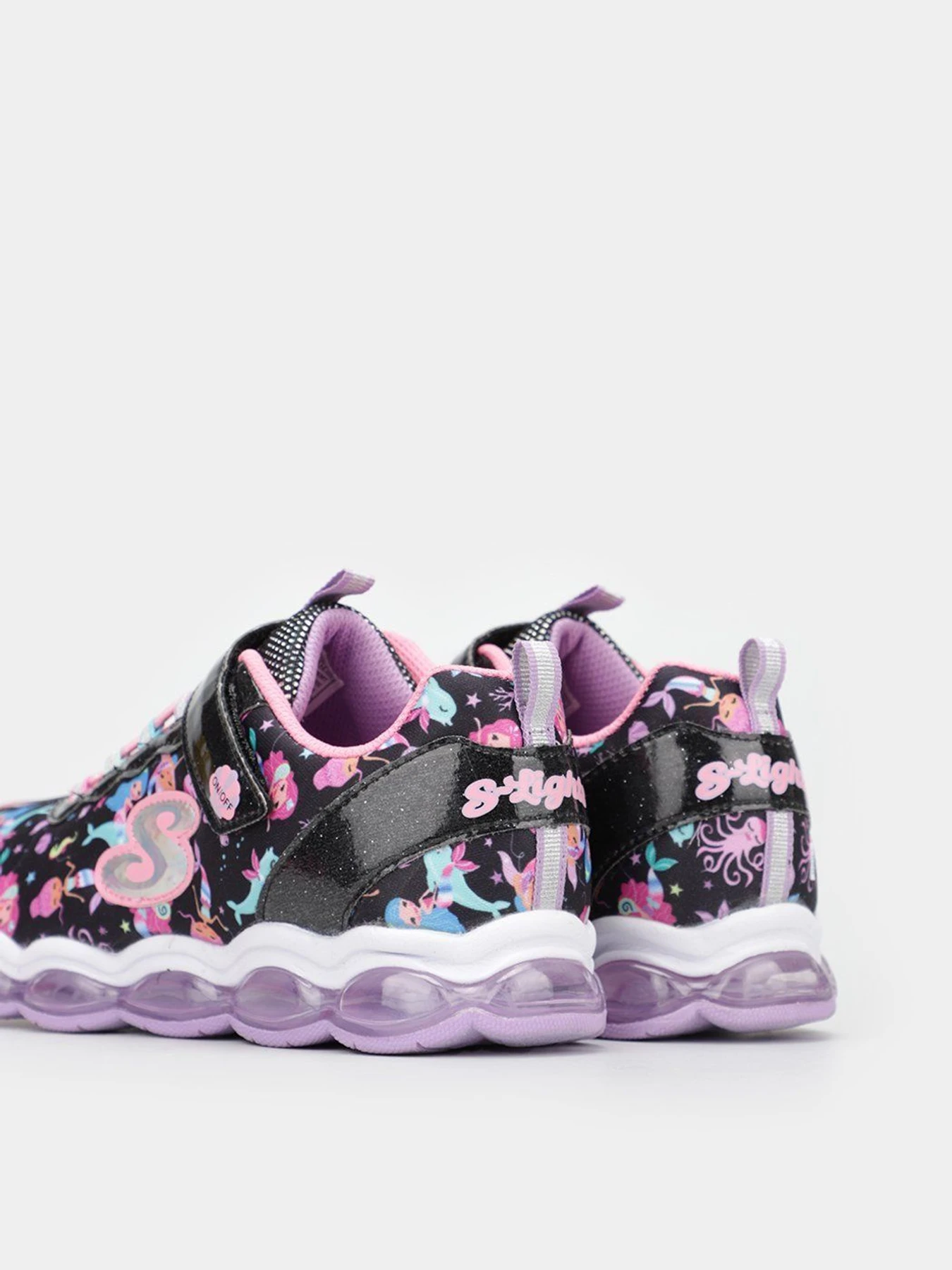 Кроссовки Skechers Lights: Glimmer Lights - Sea Glow модель 20178L BKMT Фото