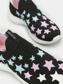 Слипоны и мокасины Skechers Ultra Flex-Starry модель 302260L BKMT Фото