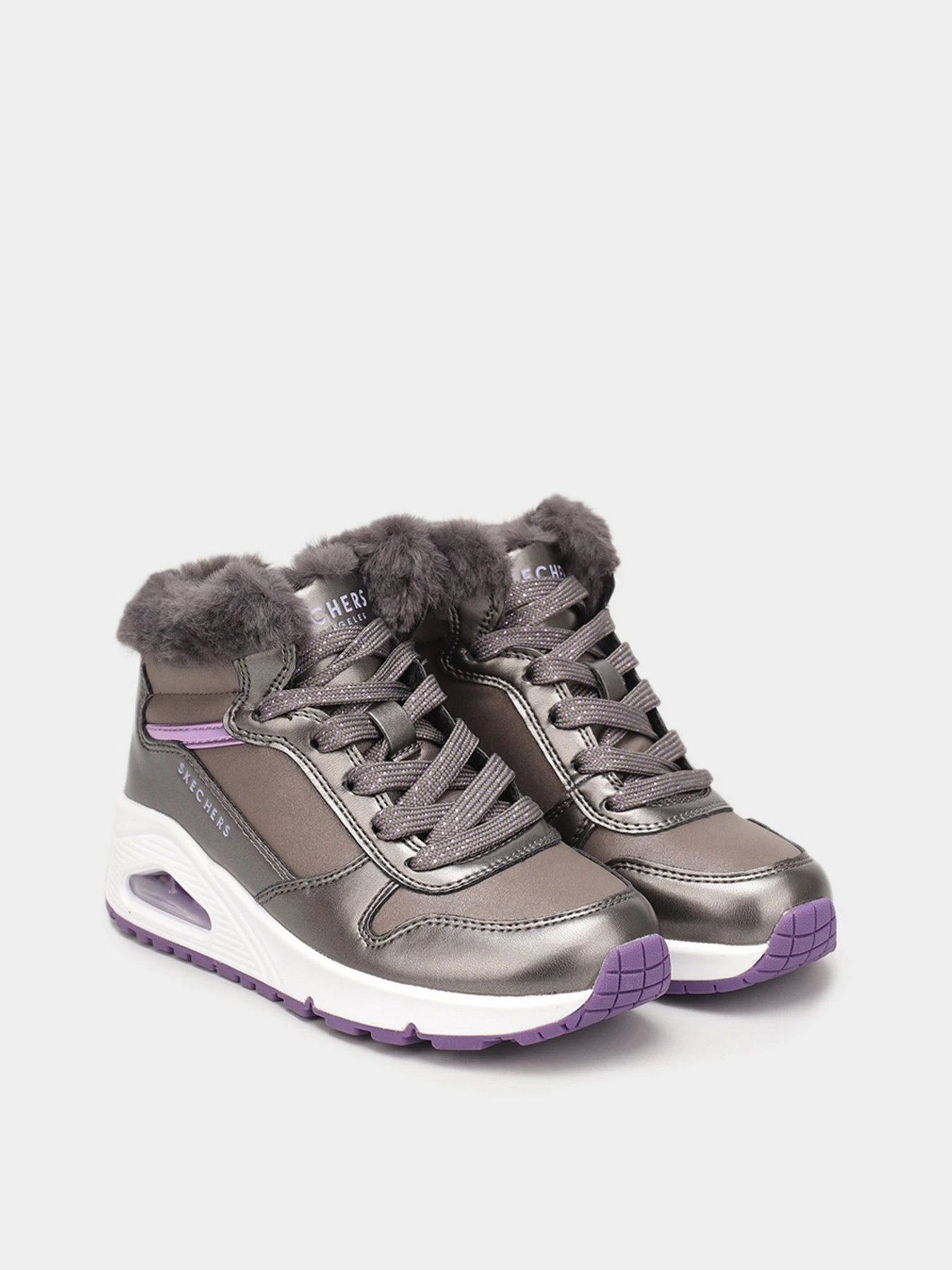 Ботинки и сапоги Skechers UNO - COZY ON AIR модель 310518L GUN Ботинки и сапоги Skechers UNO - COZY ON AIR модель 310518L GUN Фото