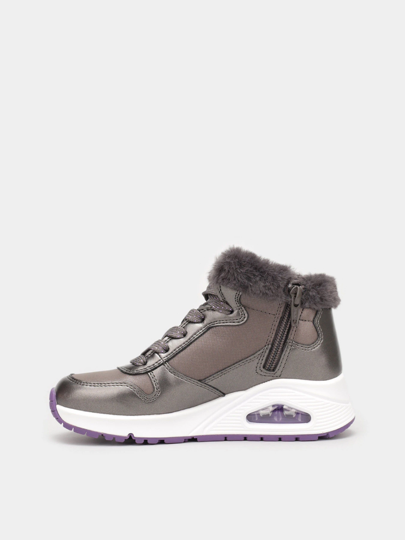 Ботинки и сапоги Skechers UNO - COZY ON AIR модель 310518L GUN Ботинки и сапоги Skechers UNO - COZY ON AIR модель 310518L GUN Фото