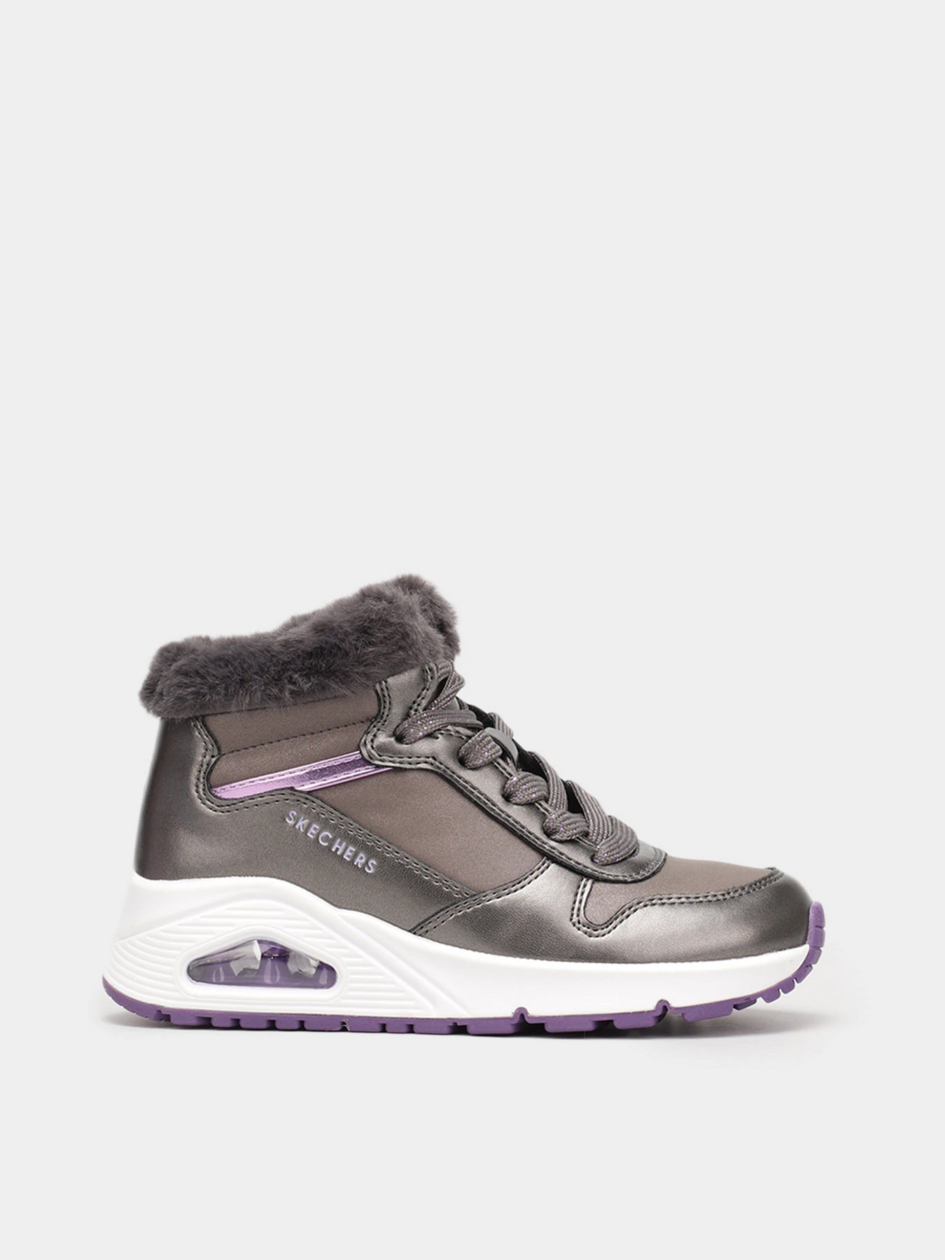 Ботинки и сапоги Skechers UNO - COZY ON AIR модель 310518L GUN Ботинки и сапоги Skechers UNO - COZY ON AIR модель 310518L GUN Фото