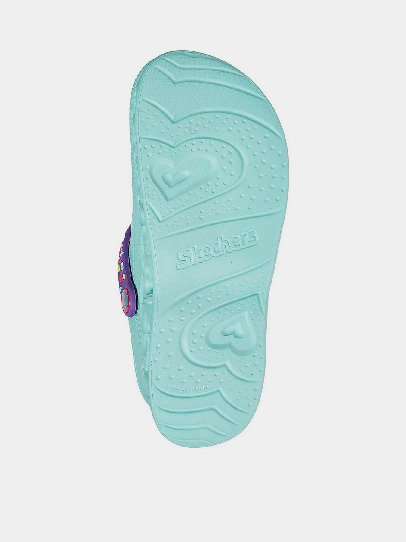 Шлёпанцы Skechers Light Hearted - Unicorns & Sunshine модель 308023L TURQ Шлёпанцы Skechers Light Hearted - Unicorns & Sunshine модель 308023L TURQ Фото
