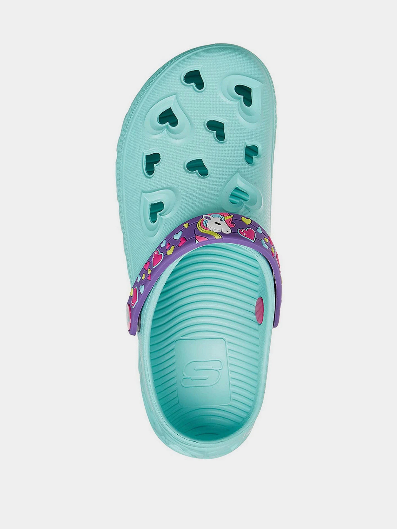 Шлёпанцы Skechers Light Hearted - Unicorns & Sunshine модель 308023L TURQ Шлёпанцы Skechers Light Hearted - Unicorns & Sunshine модель 308023L TURQ Фото