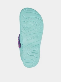 Шлёпанцы Skechers Light Hearted - Unicorns & Sunshine модель 308023L TURQ Фото