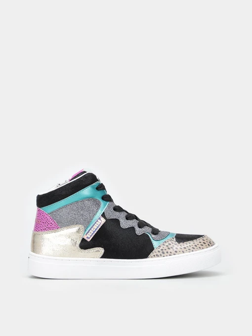 Кеды Skechers Sidestreet - Fierce Remix модель 310076L BKMT Фото