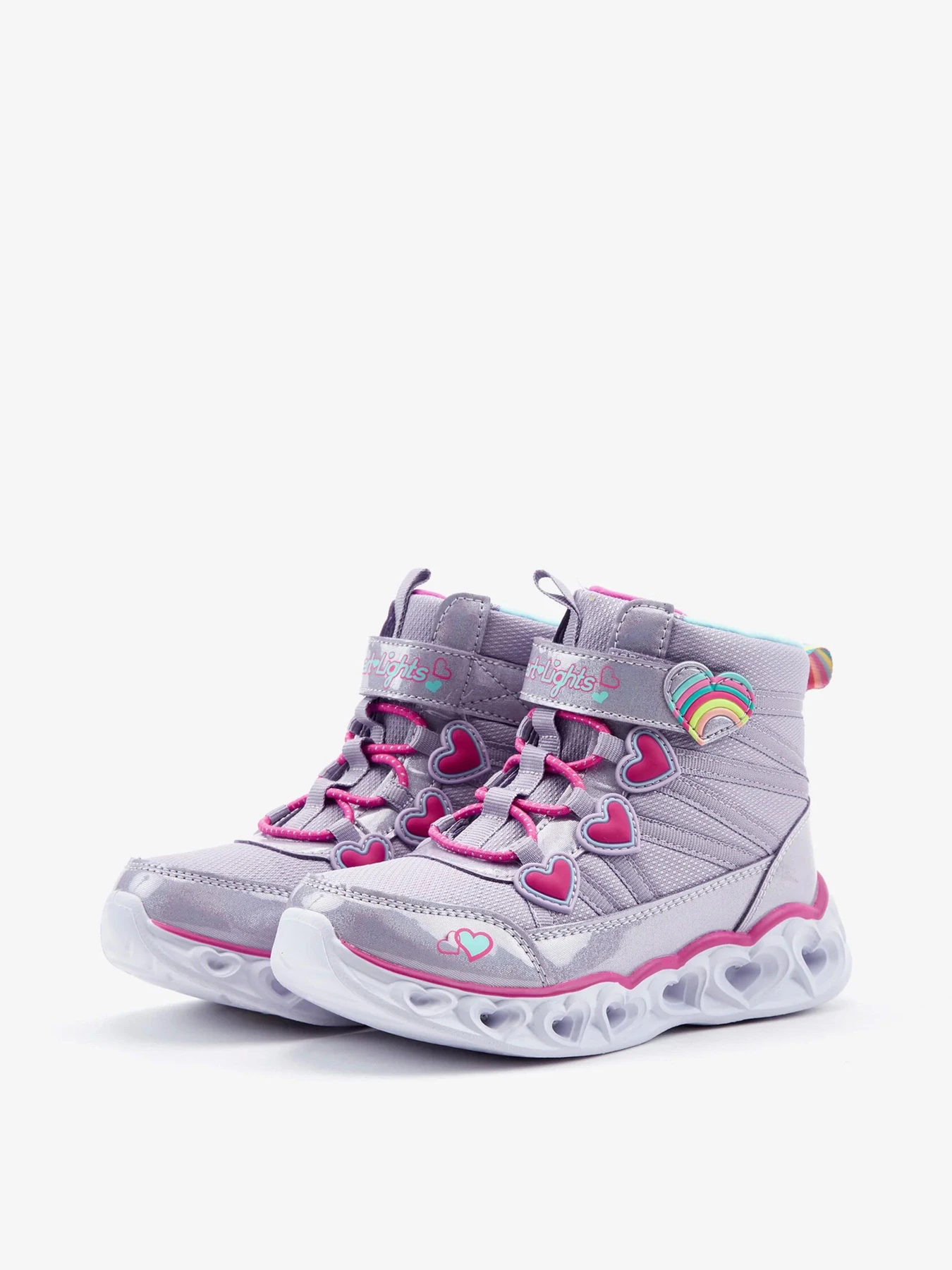 Ботинки и сапоги Skechers Heart Lights - Sweet Styling модель 302668L LVMT Ботинки и сапоги Skechers Heart Lights - Sweet Styling модель 302668L LVMT Фото