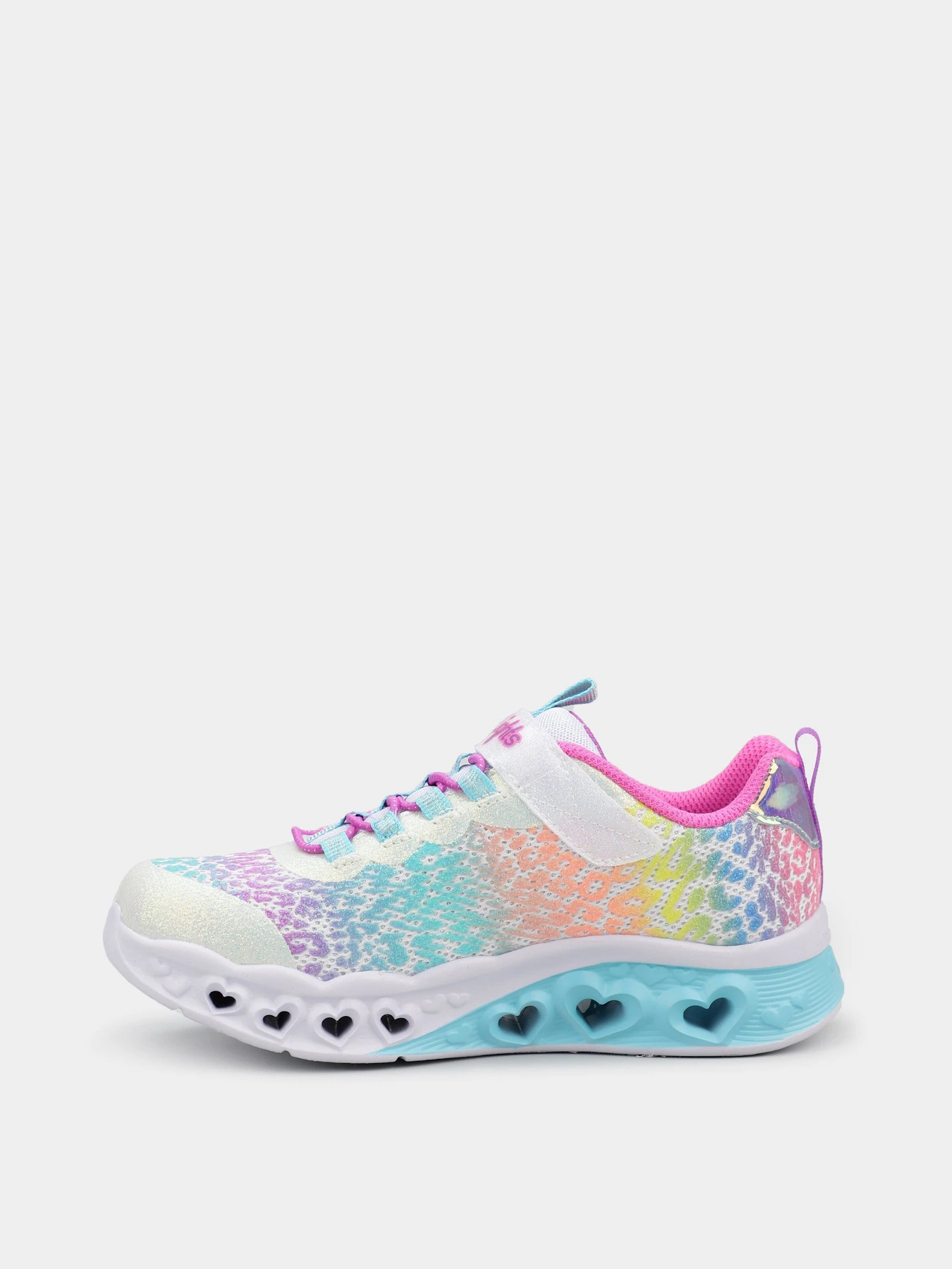 Кроссовки Skechers Flutter Heart Lights - Loves Wild модель 302314L WMLT Кроссовки Skechers Flutter Heart Lights - Loves Wild модель 302314L WMLT Фото