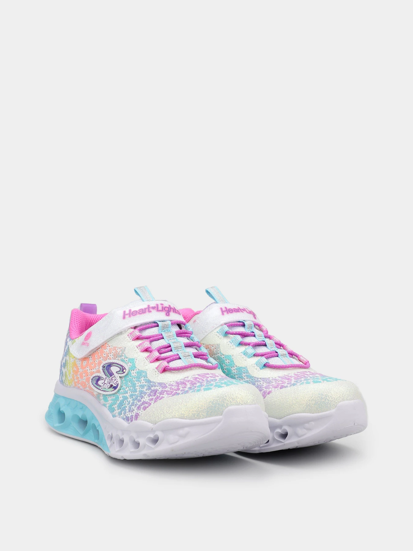 Кроссовки Skechers Flutter Heart Lights - Loves Wild модель 302314L WMLT Кроссовки Skechers Flutter Heart Lights - Loves Wild модель 302314L WMLT Фото