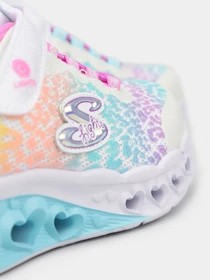 Кроссовки Skechers Flutter Heart Lights - Loves Wild модель 302314L WMLT Фото