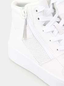 Кеды Skechers Court High - Color Voltage модель 310198L WHT Фото