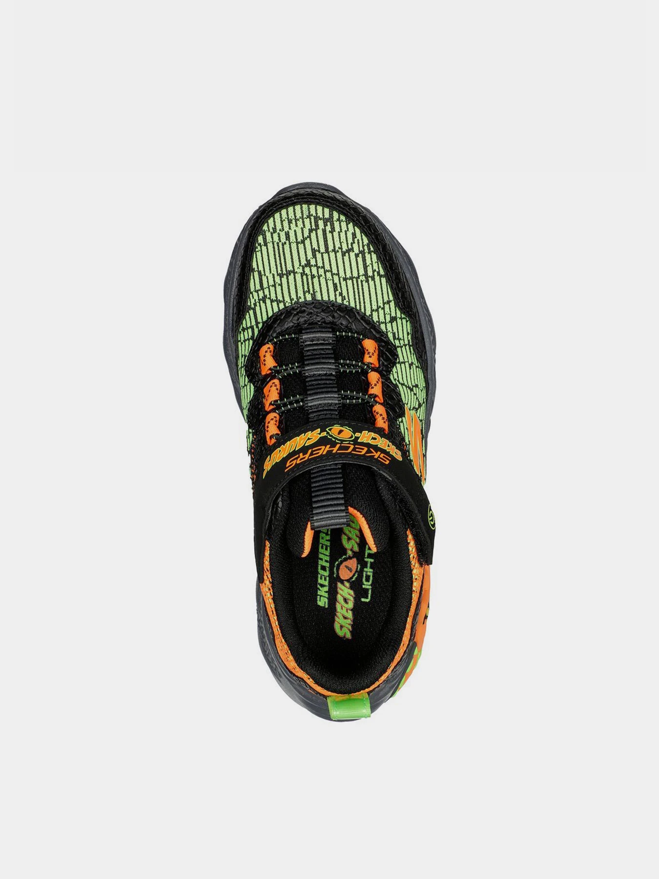 Кроссовки Skechers Skech-O-Saurus - Dino-Lights модель 400615L BKOR Фото