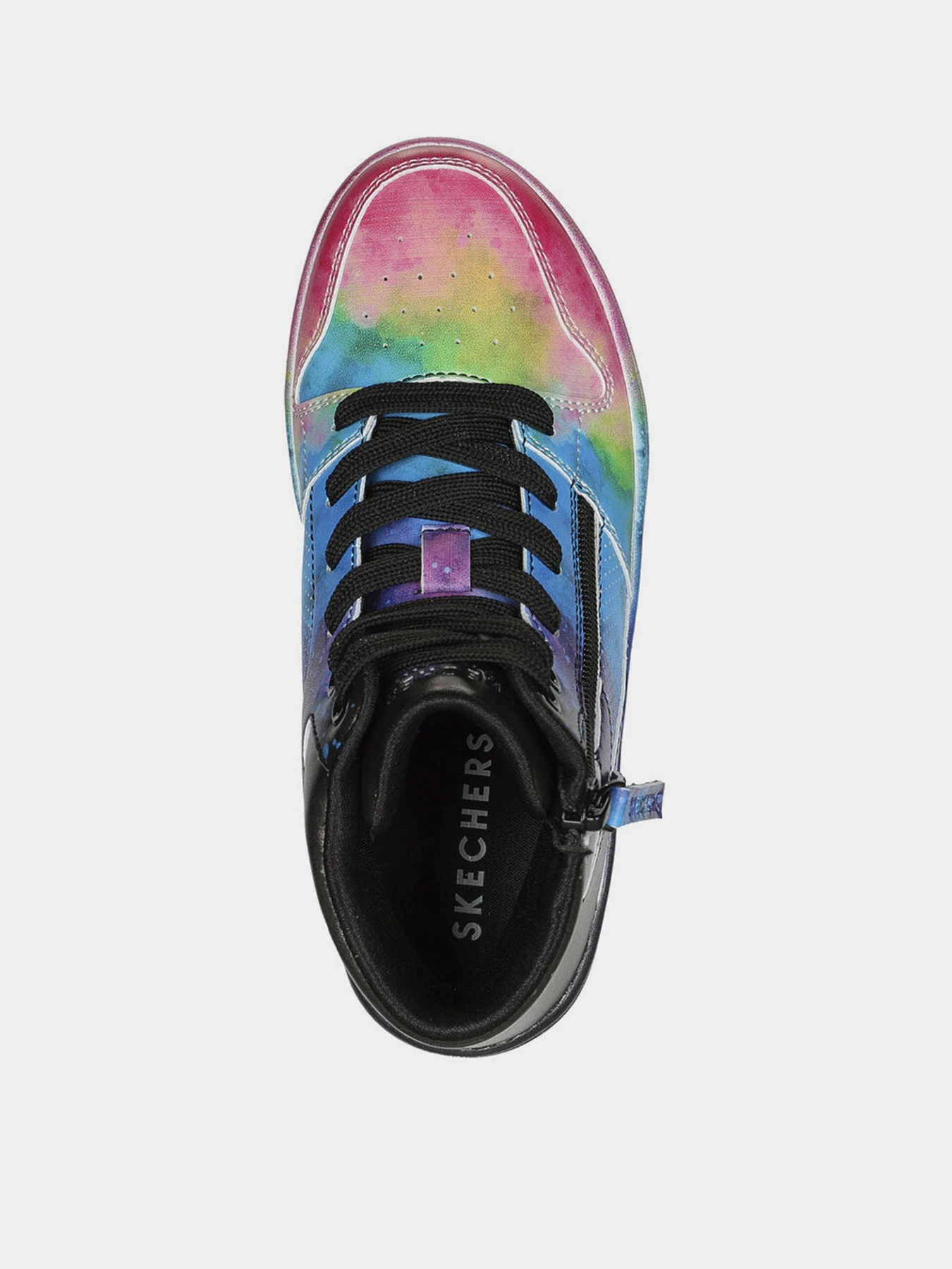 Кеды Skechers Skechers Court High - Electric Splash модель 310195L BKMT Кеды Skechers Skechers Court High - Electric Splash модель 310195L BKMT Фото