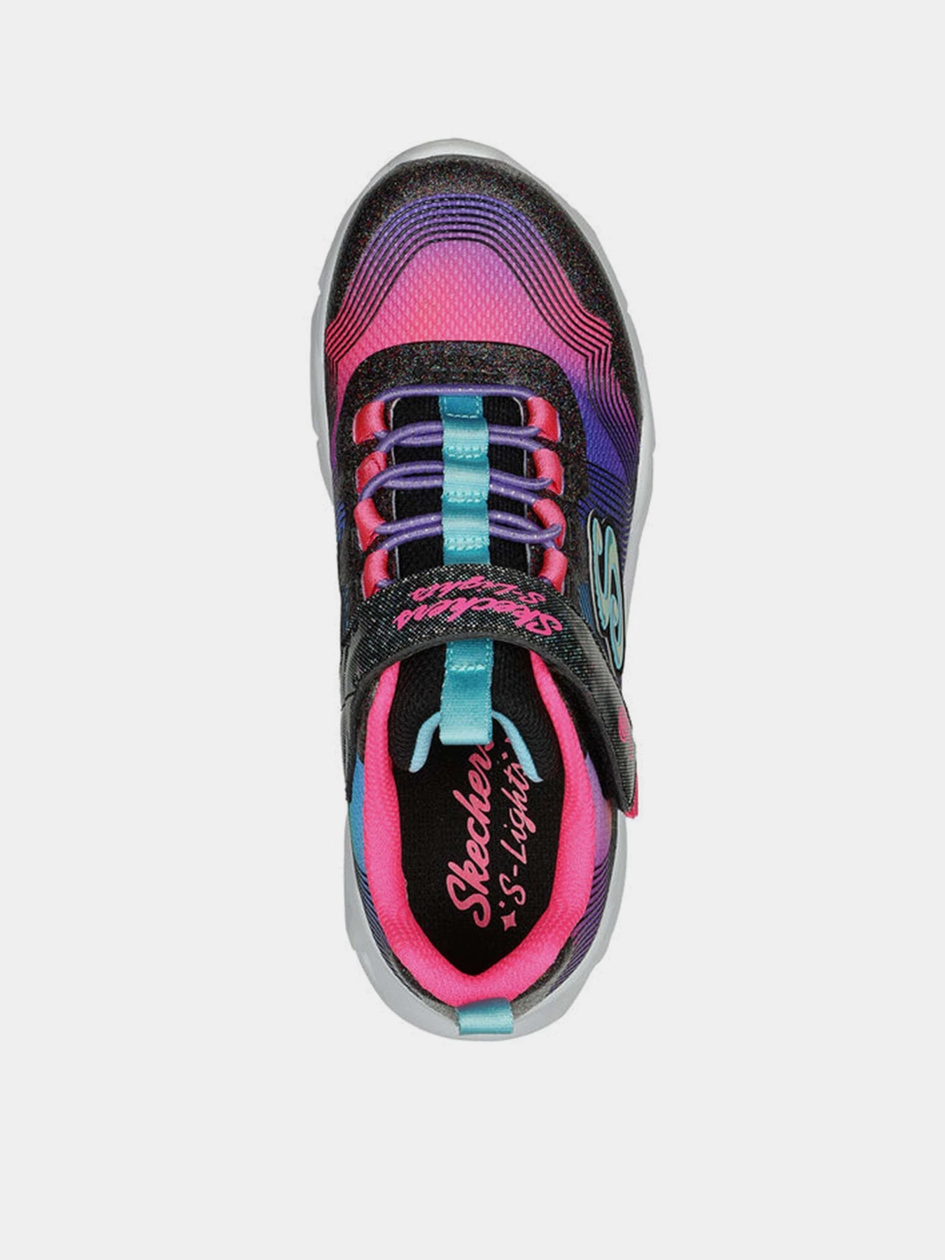 Кроссовки Skechers S Lights: Twisty Brights 2.0 модель 302339L BKMT Кроссовки Skechers S Lights: Twisty Brights 2.0 модель 302339L BKMT Фото
