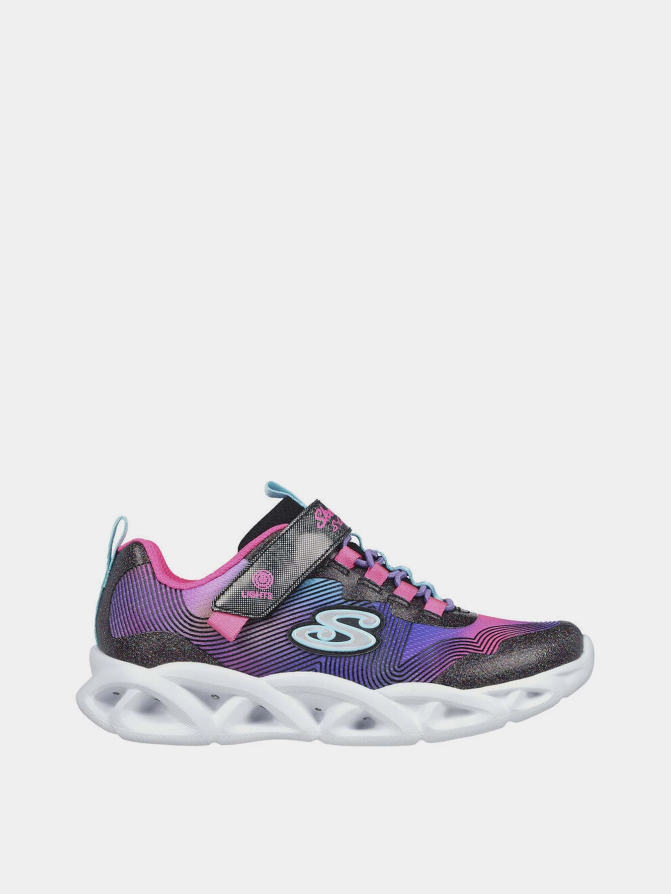 Кроссовки Skechers S Lights: Twisty Brights 2.0 модель 302339L BKMT Кроссовки Skechers S Lights: Twisty Brights 2.0 модель 302339L BKMT Фото