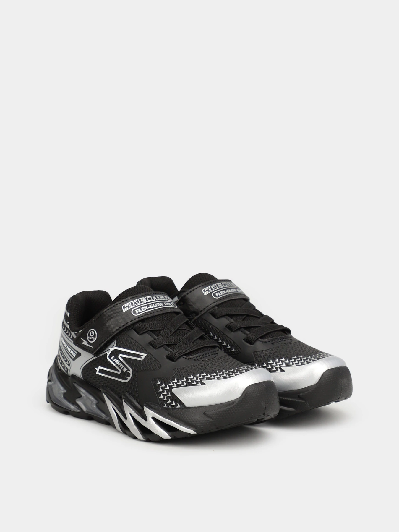 Кросівки Skechers S Lights: Flex-Glow Bolt модель 400138L BKSL Кросівки Skechers S Lights: Flex-Glow Bolt модель 400138L BKSL Фото