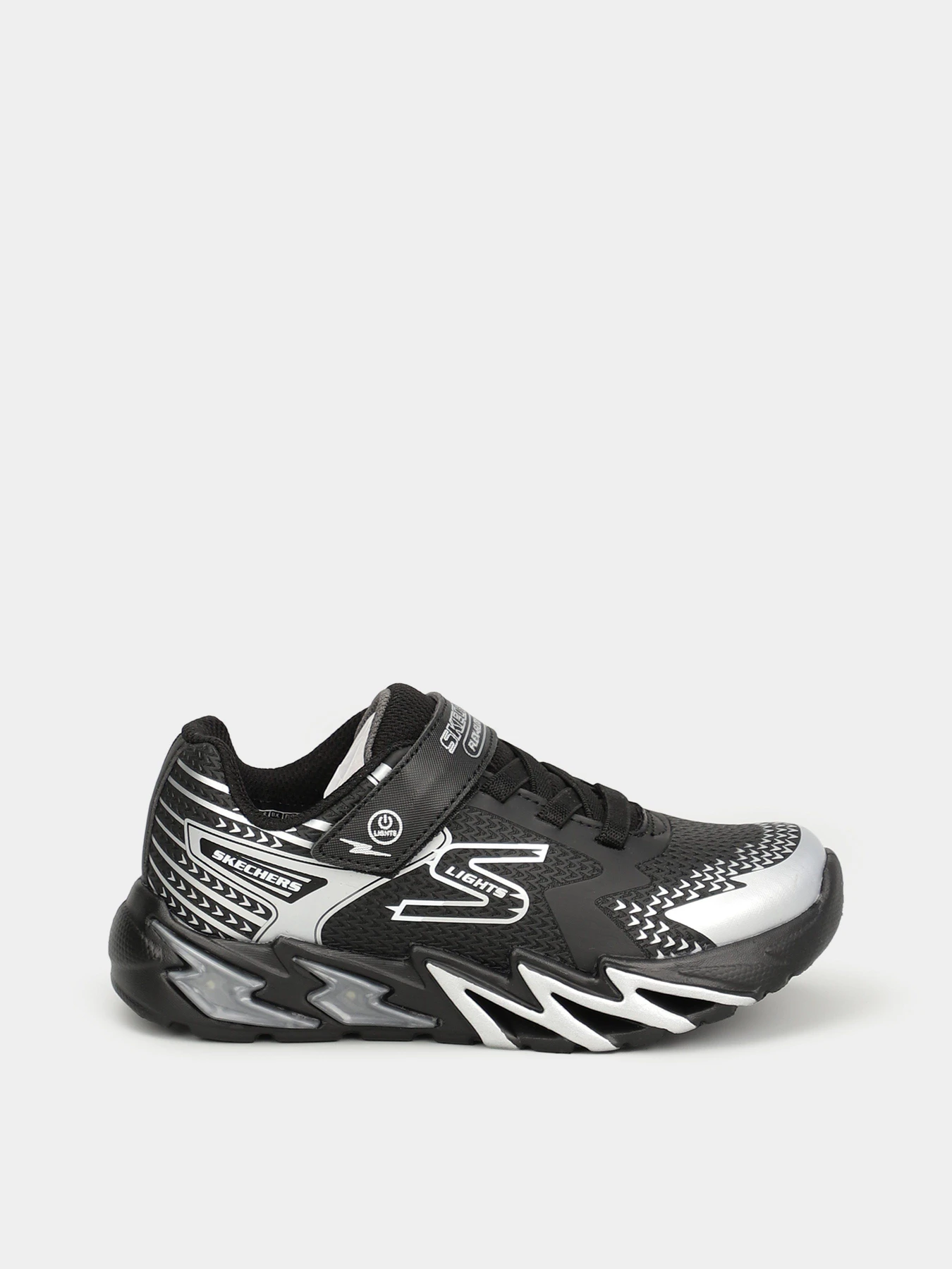 Кросівки Skechers S Lights: Flex-Glow Bolt модель 400138L BKSL Кросівки Skechers S Lights: Flex-Glow Bolt модель 400138L BKSL Фото