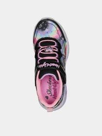 Кросівки Skechers Flutter Heart Lights - Groovy Swirl модель 303253L BKPK Фото