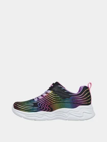 Кроссовки Skechers S Lights: Wavy Beams модель 302338L BKMT Фото