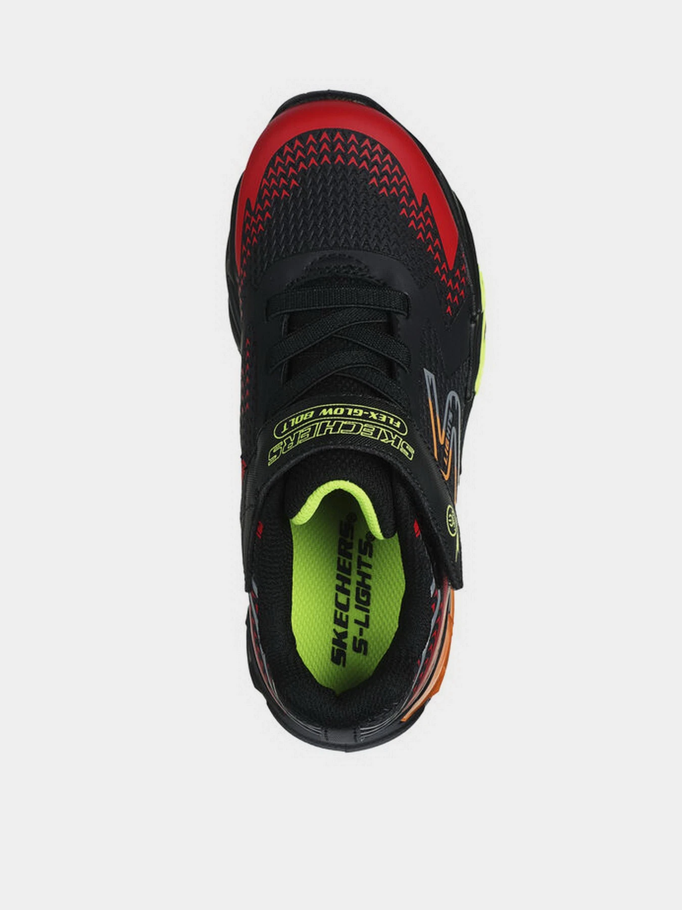 Кроссовки Skechers S Lights: Flex-Glow Bolt модель 400138L BKRD Фото