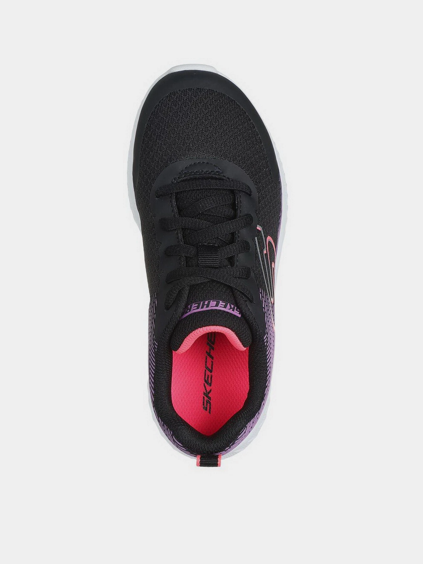 Кросівки Skechers Microspec Plus модель 303608L BKPR Кросівки Skechers Microspec Plus модель 303608L BKPR Фото