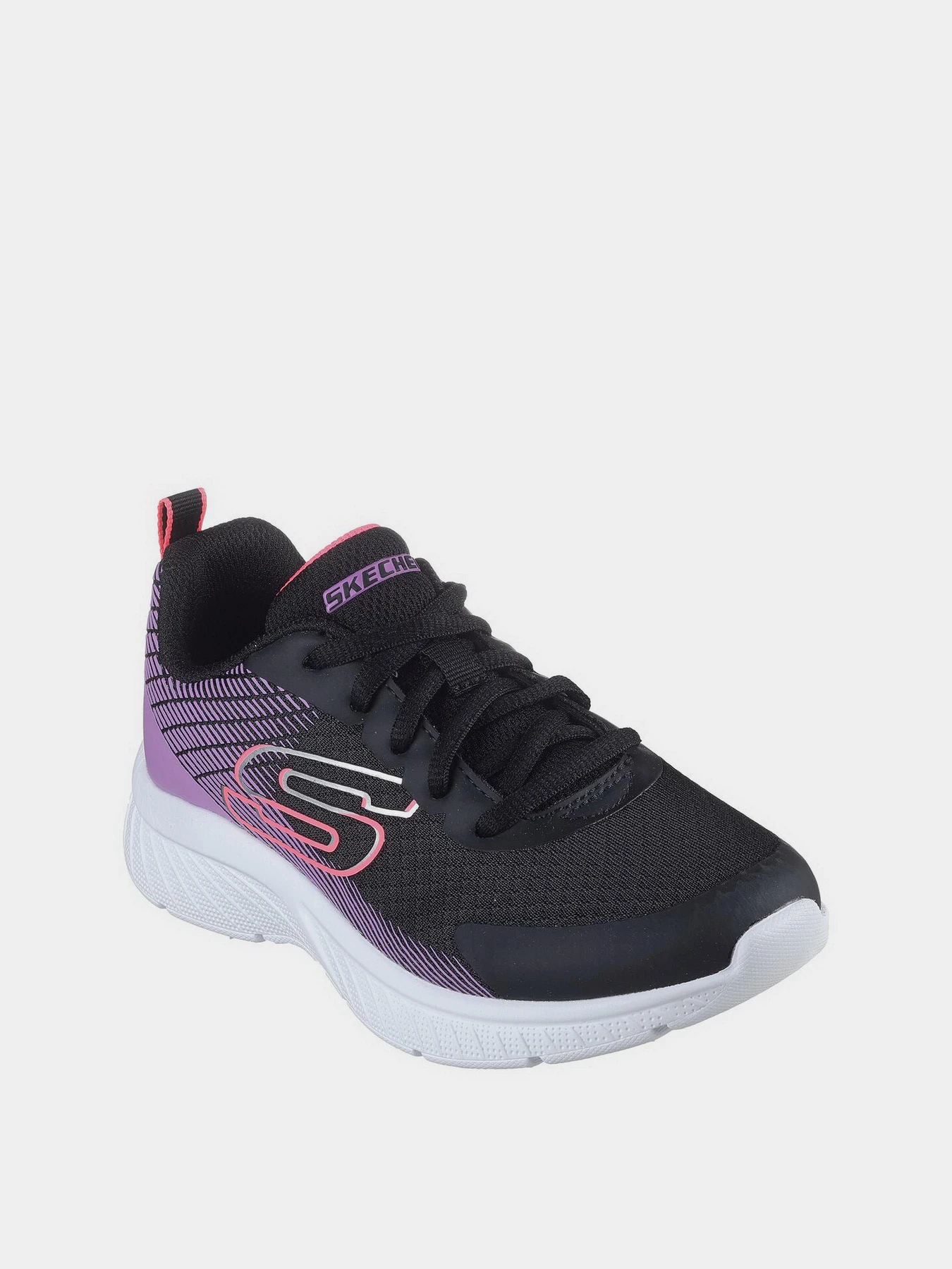 Кросівки Skechers Microspec Plus модель 303608L BKPR Кросівки Skechers Microspec Plus модель 303608L BKPR Фото