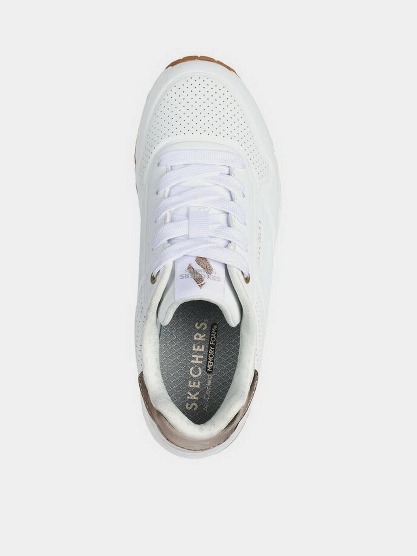 Кроссовки Skechers Uno Gen1 - Shimmer Away модель 310545L WHT Фото