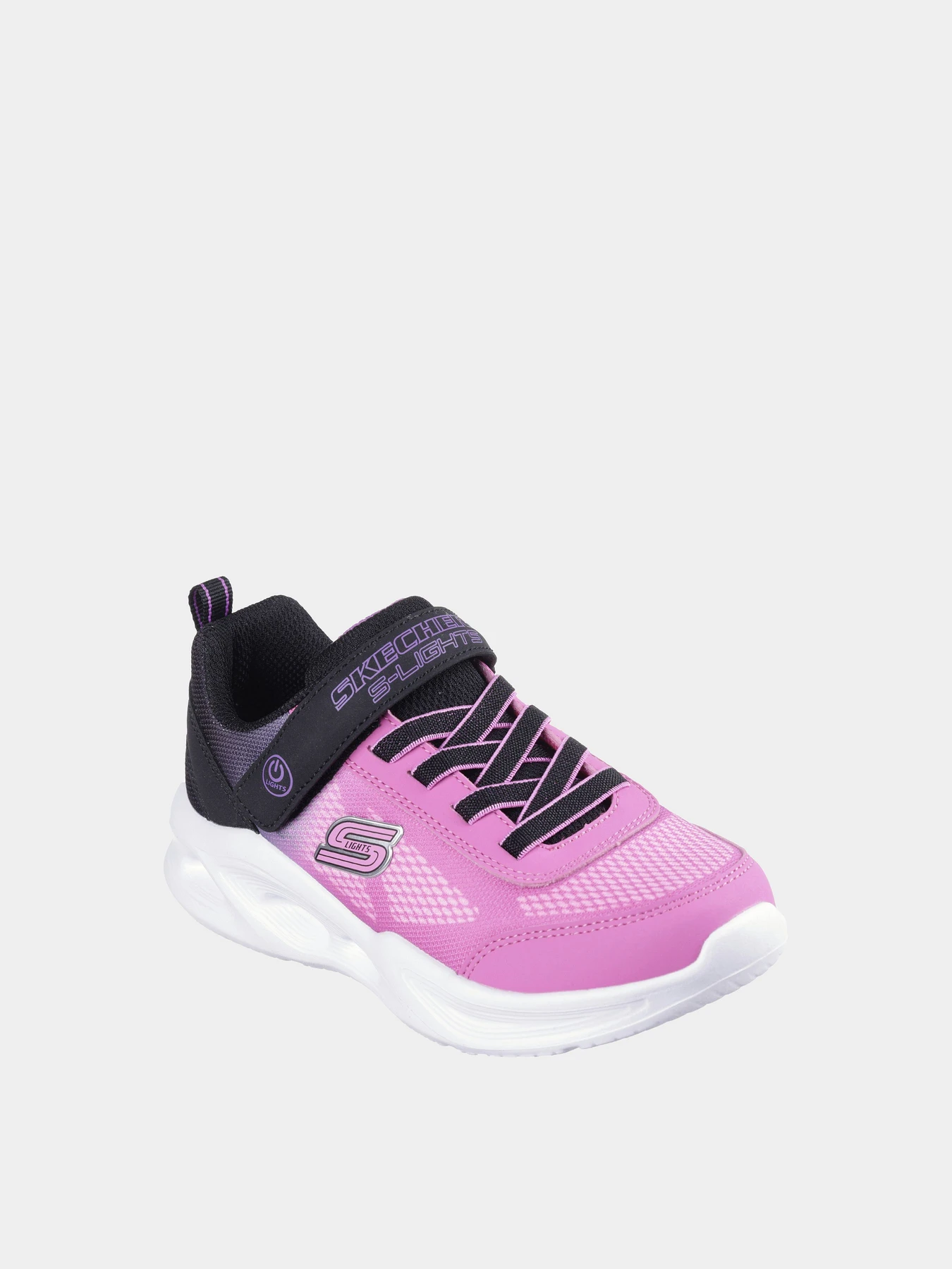 Кросівки Skechers S-Lights: Sola Glow - Ombre Deluxe модель 303714L BKHP Кросівки Skechers S-Lights: Sola Glow - Ombre Deluxe модель 303714L BKHP Фото