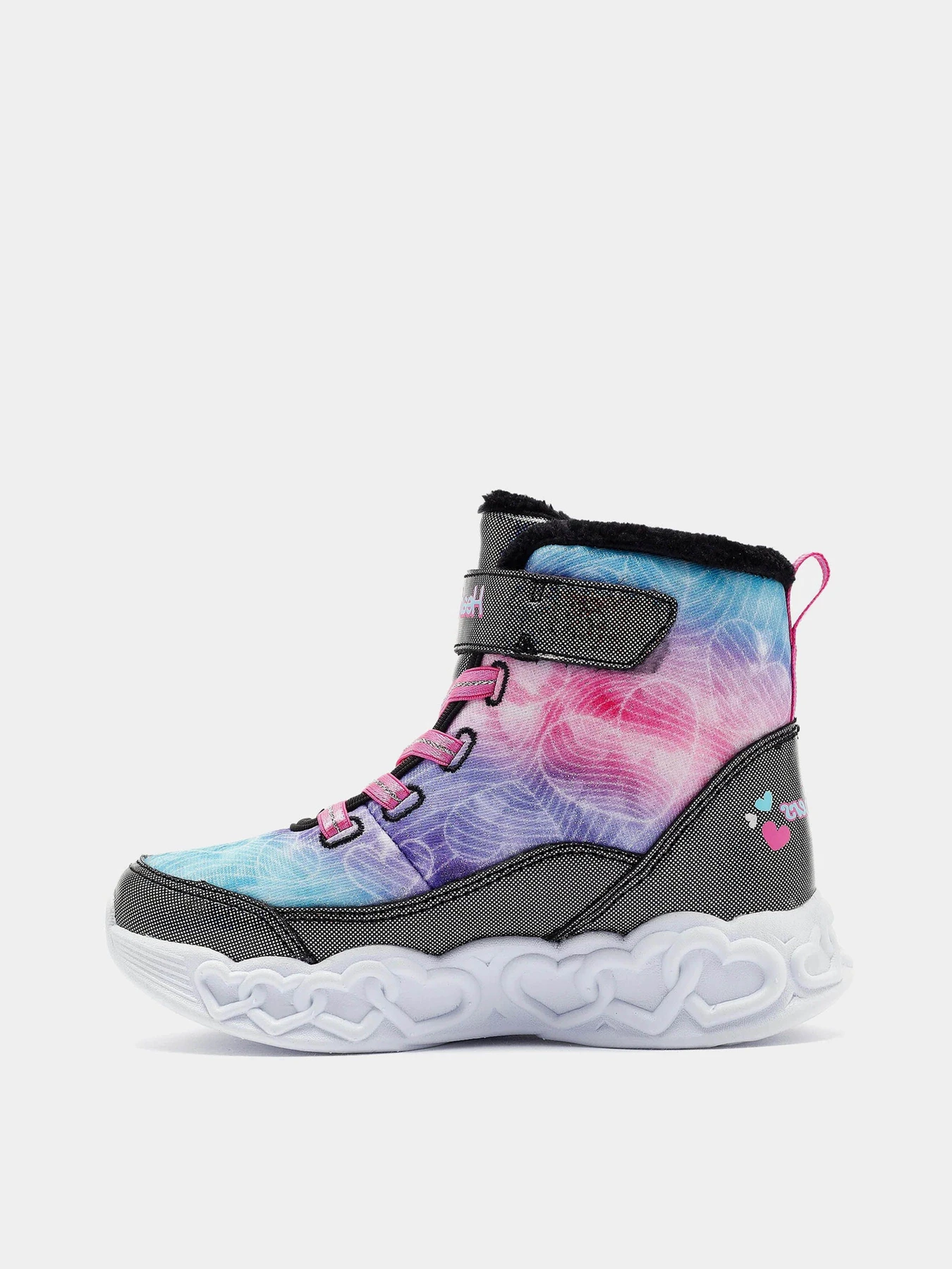 Ботинки и сапоги Skechers Infinite Heart Lights - Lovin Hearts модель 303054L BKMT Ботинки и сапоги Skechers Infinite Heart Lights - Lovin Hearts модель 303054L BKMT Фото