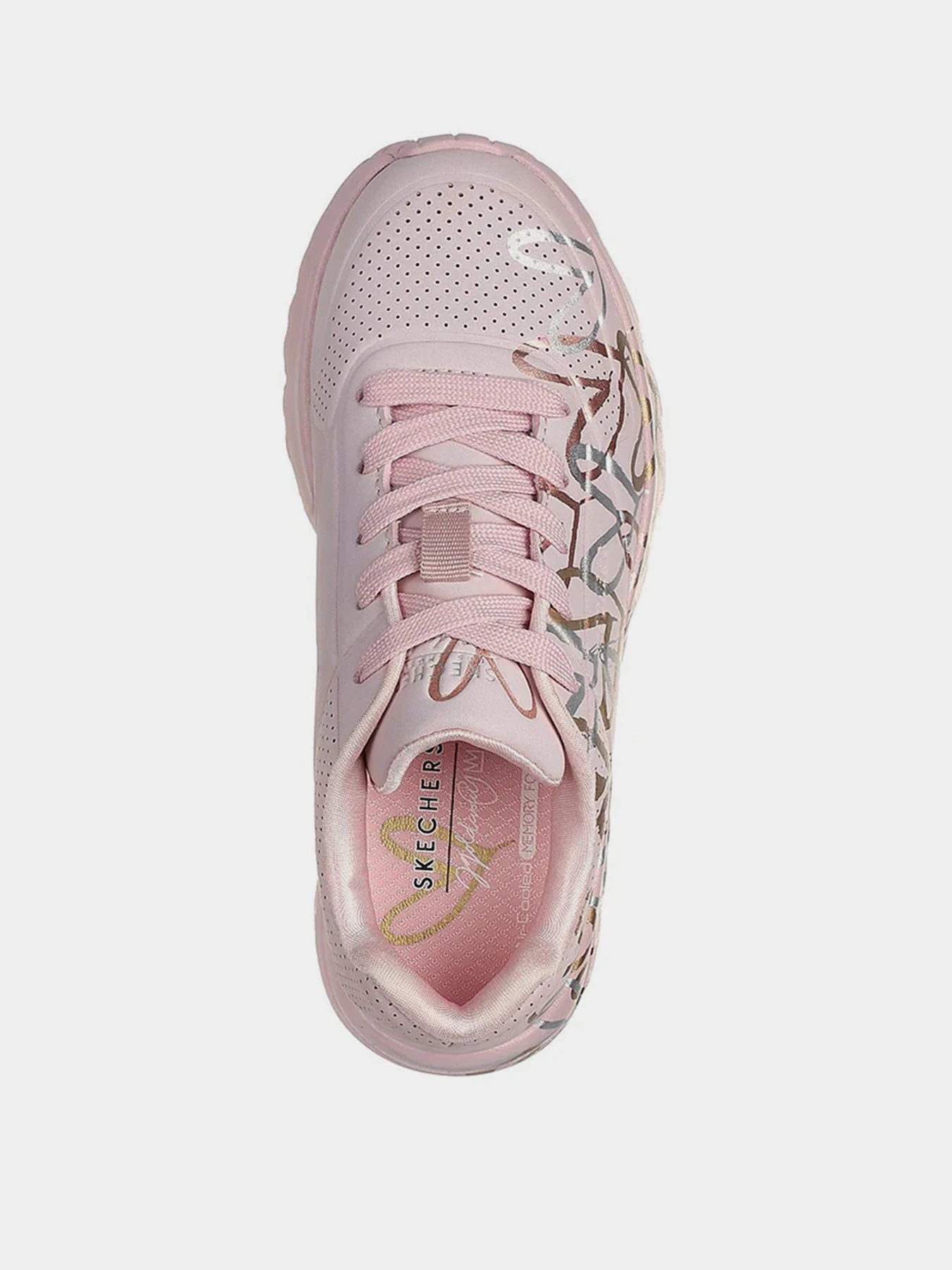 Кросівки Skechers x JGoldcrown: Uno Lite - Metallic Love модель 314067L MVMT Кросівки Skechers x JGoldcrown: Uno Lite - Metallic Love модель 314067L MVMT Фото