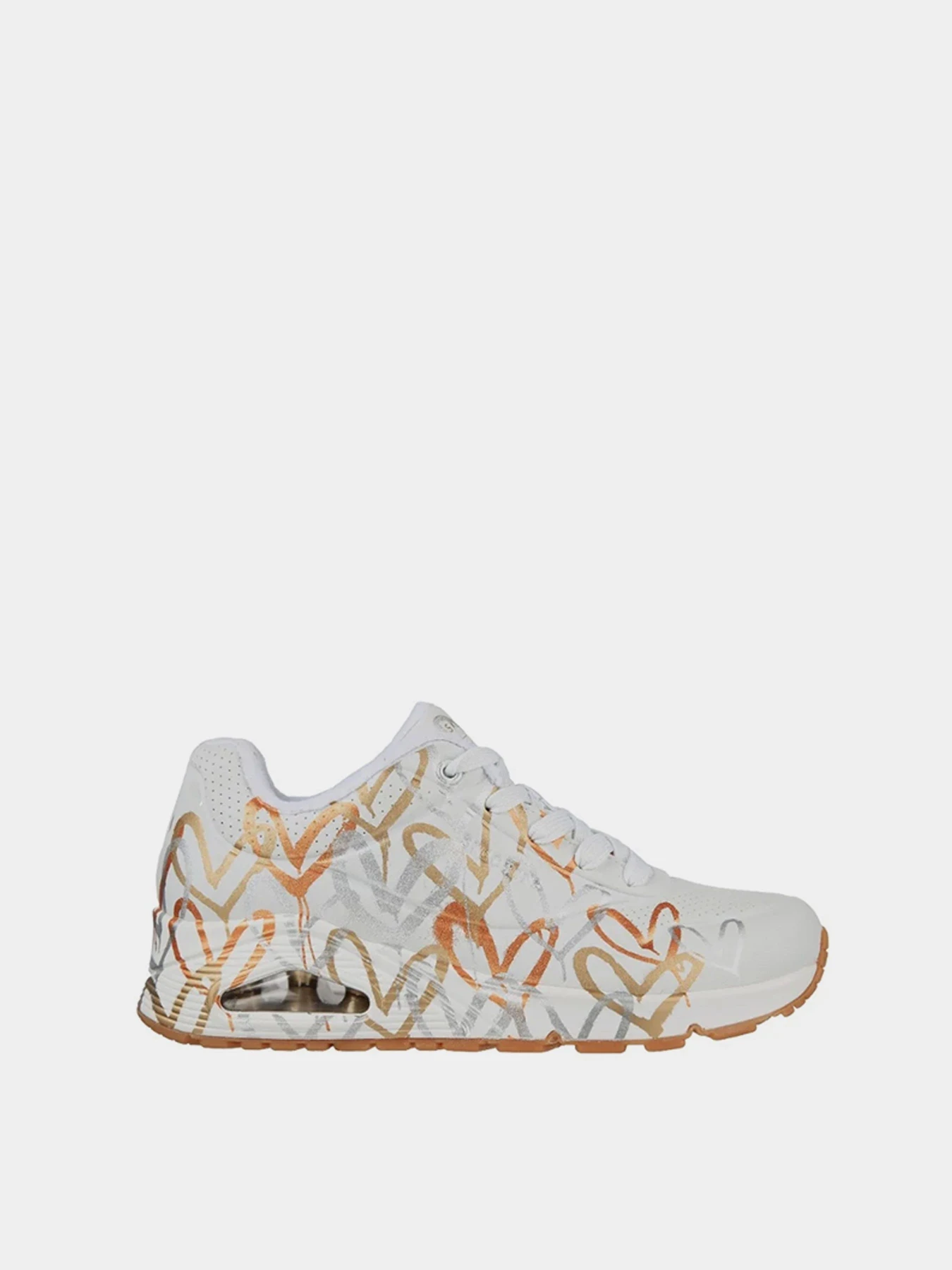 Кроссовки Skechers x JGoldcrown: Uno Lite - Metallic Love модель 314067L WTGD Кроссовки Skechers x JGoldcrown: Uno Lite - Metallic Love модель 314067L WTGD Фото