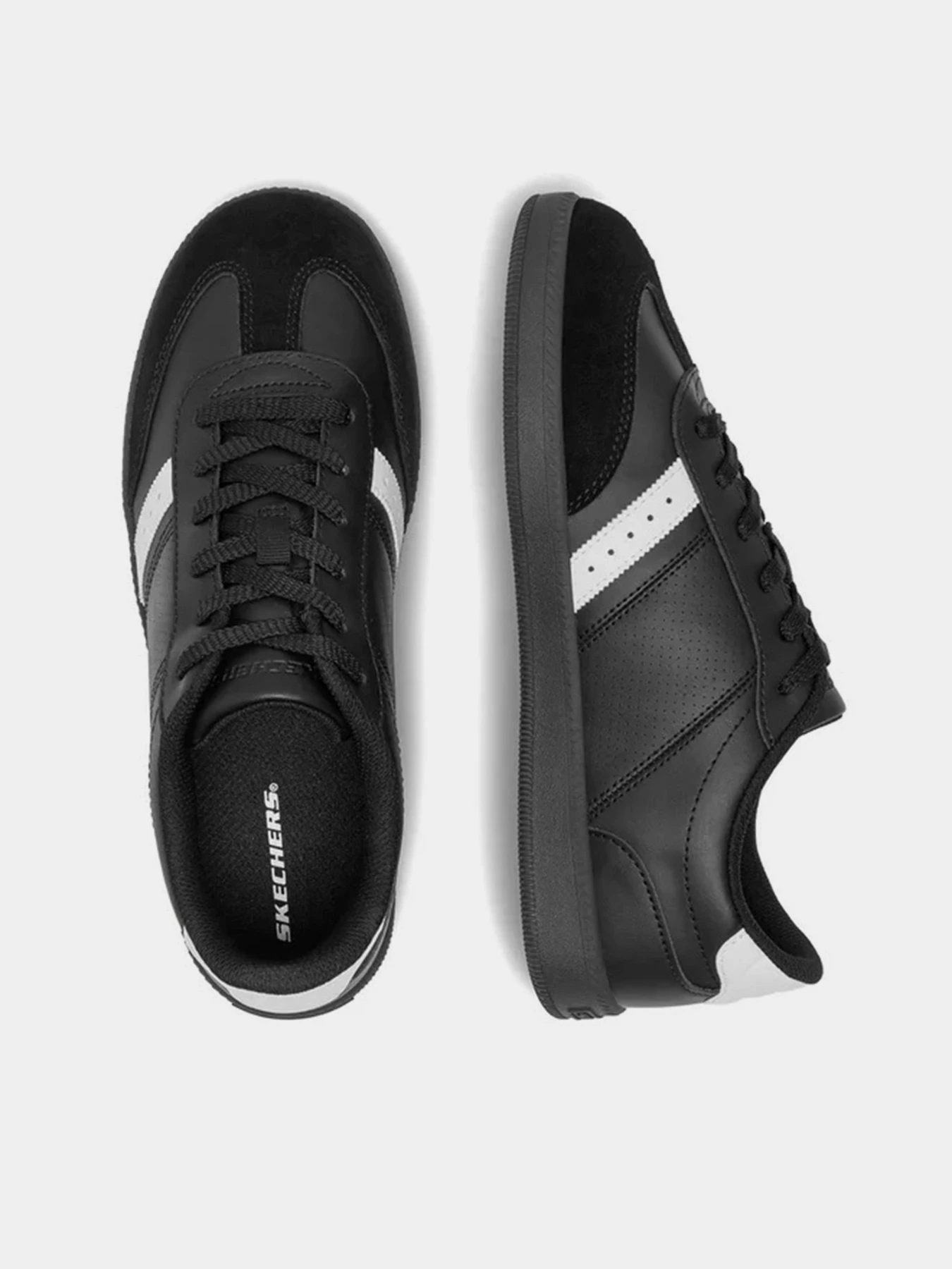 Кеды Skechers ZINGER STREET модель 405730L BKW Фото