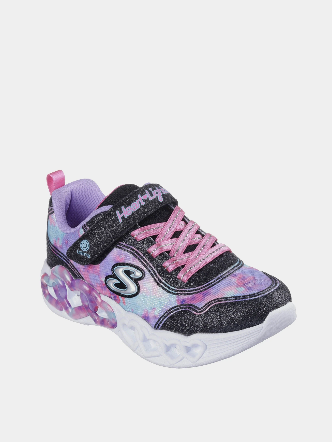Кросівки Skechers Infinite Heart Lights - Color Lovin модель 303753L BKMT Фото
