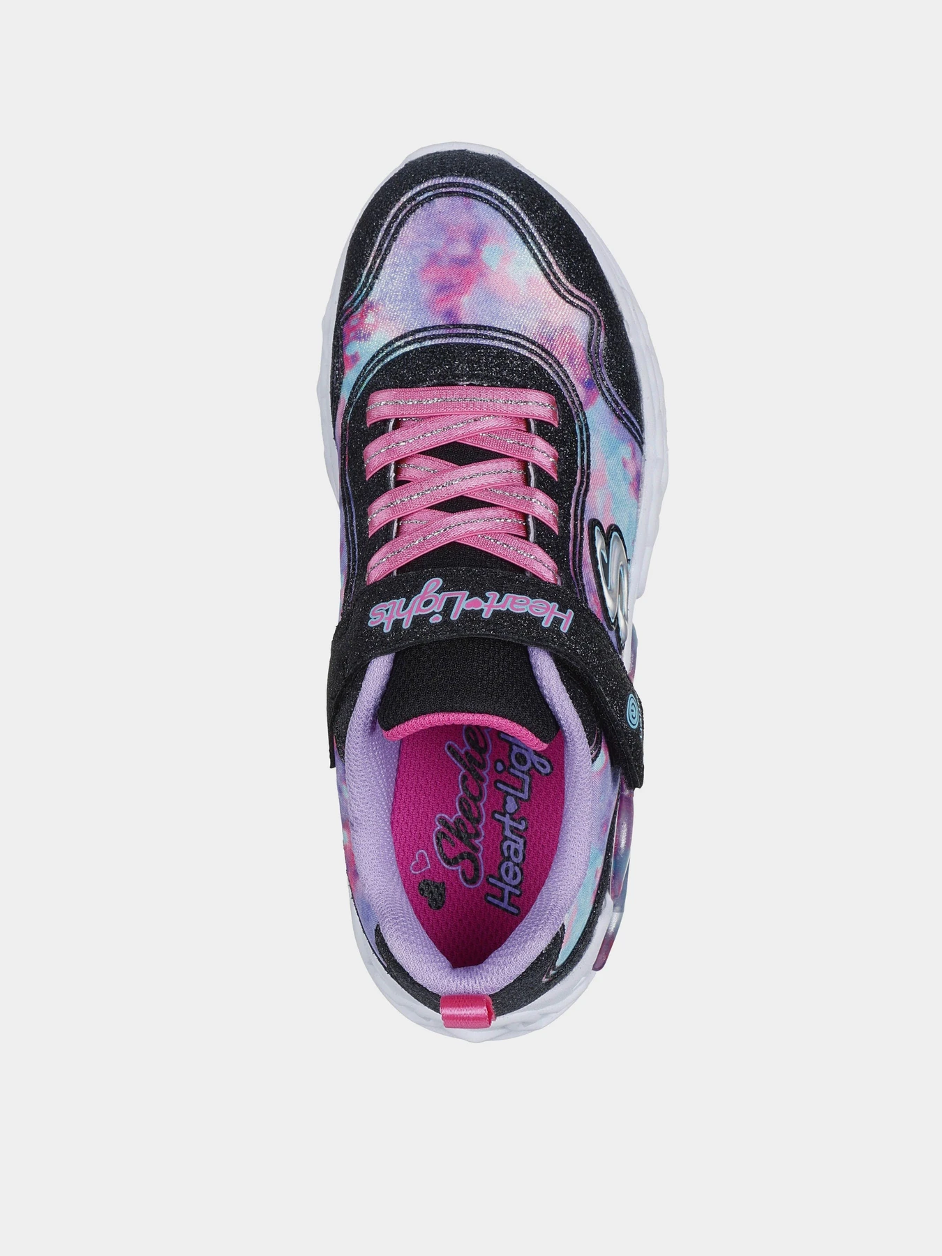 Кросівки Skechers Infinite Heart Lights - Color Lovin модель 303753L BKMT Фото