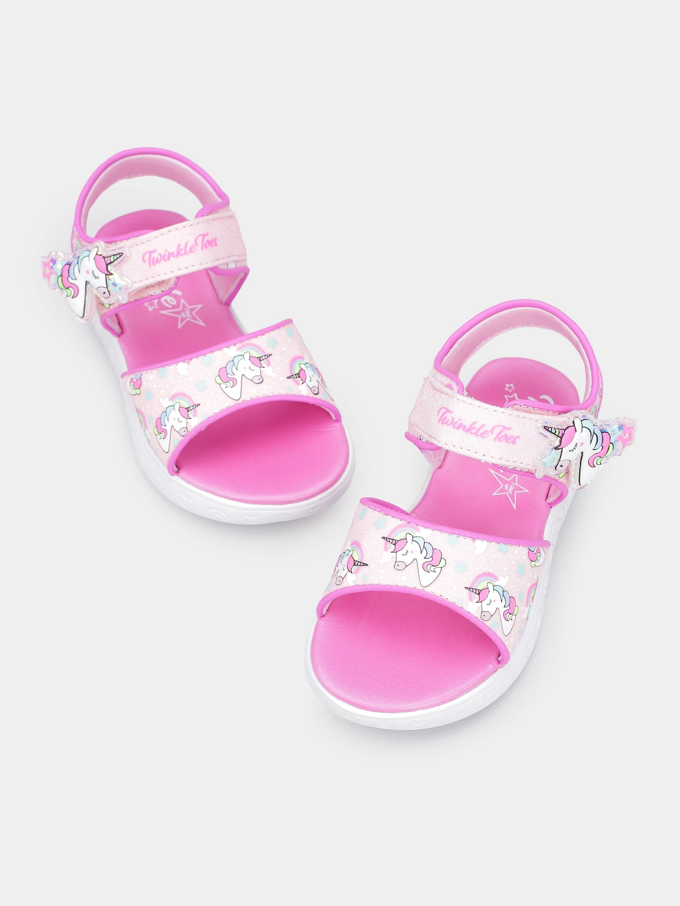 Сандалии Skechers RAINBOW SHINES модель 314879N PKMT Сандалии Skechers RAINBOW SHINES модель 314879N PKMT Фото