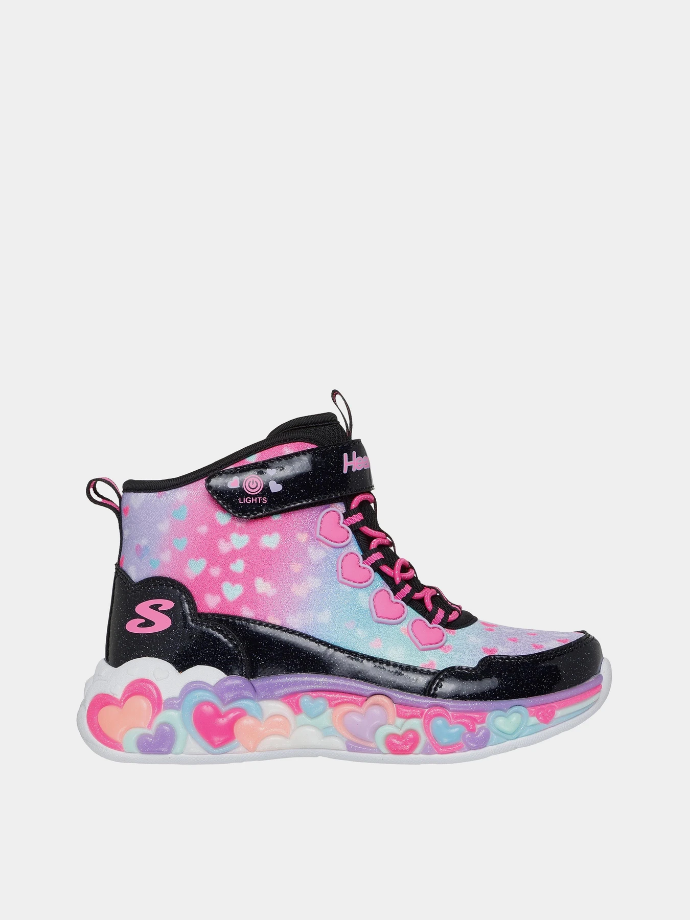 Ботинки и сапоги Skechers ETERNAL HEART LIGHTS модель 303262L BKMT Ботинки и сапоги Skechers ETERNAL HEART LIGHTS модель 303262L BKMT Фото