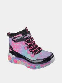 Ботинки и сапоги Skechers ETERNAL HEART LIGHTS модель 303262L BKMT Фото