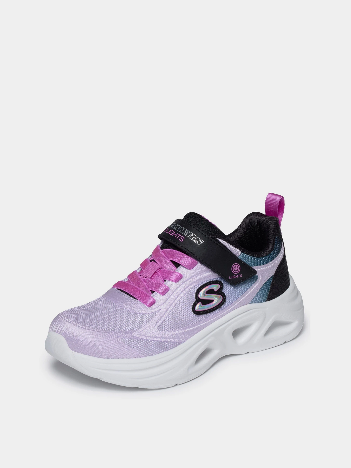 Кросівки Skechers SKECHERS SOLA GLOW модель 303729L BKLV Фото