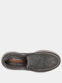 Слипоны и мокасины Skechers Relaxed Fit®: Creston - Moseco модель 65355EWW CHAR Фото