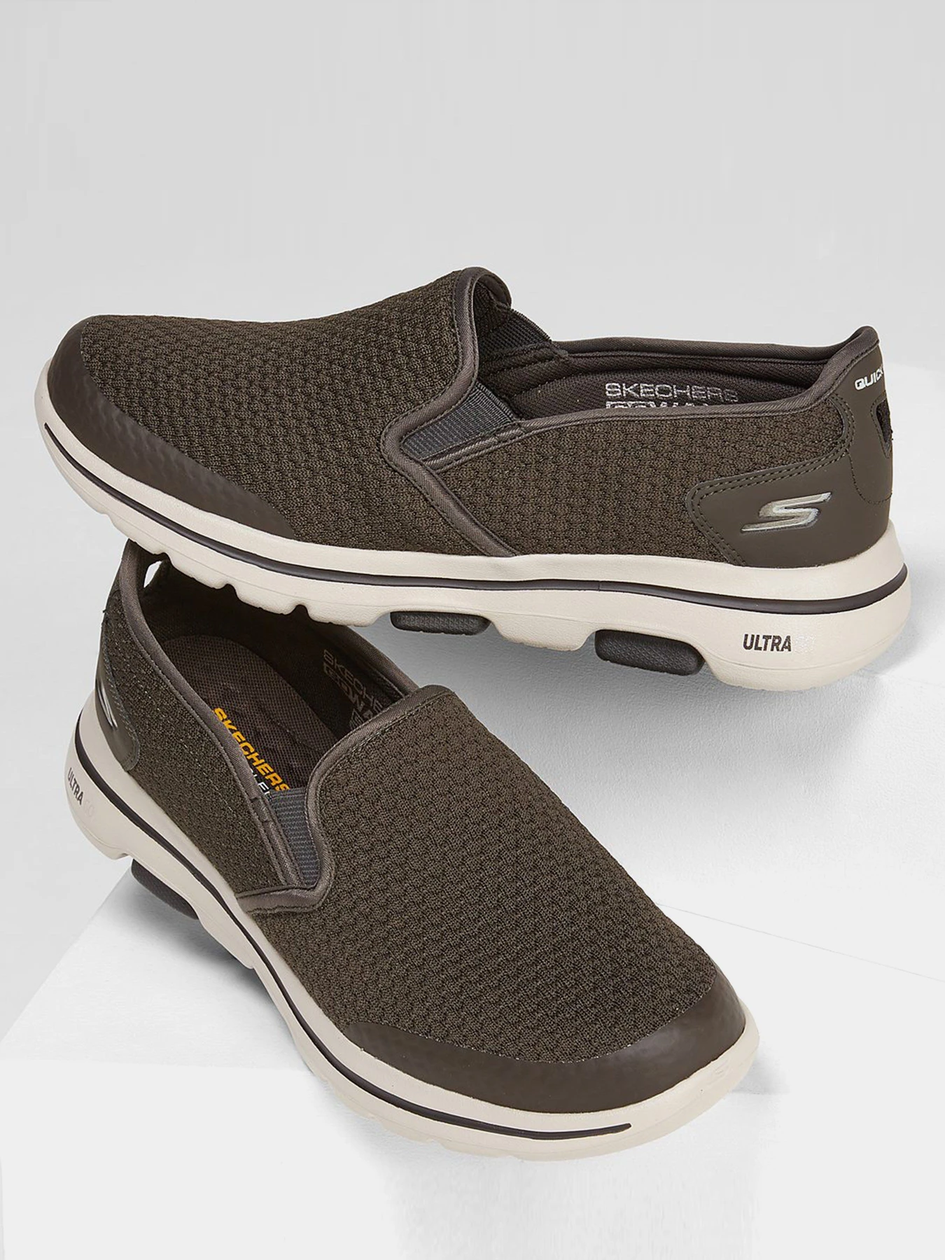 Слипоны и мокасины Skechers GoWalk 5 - Apprize модель 55510EWW OLV Фото