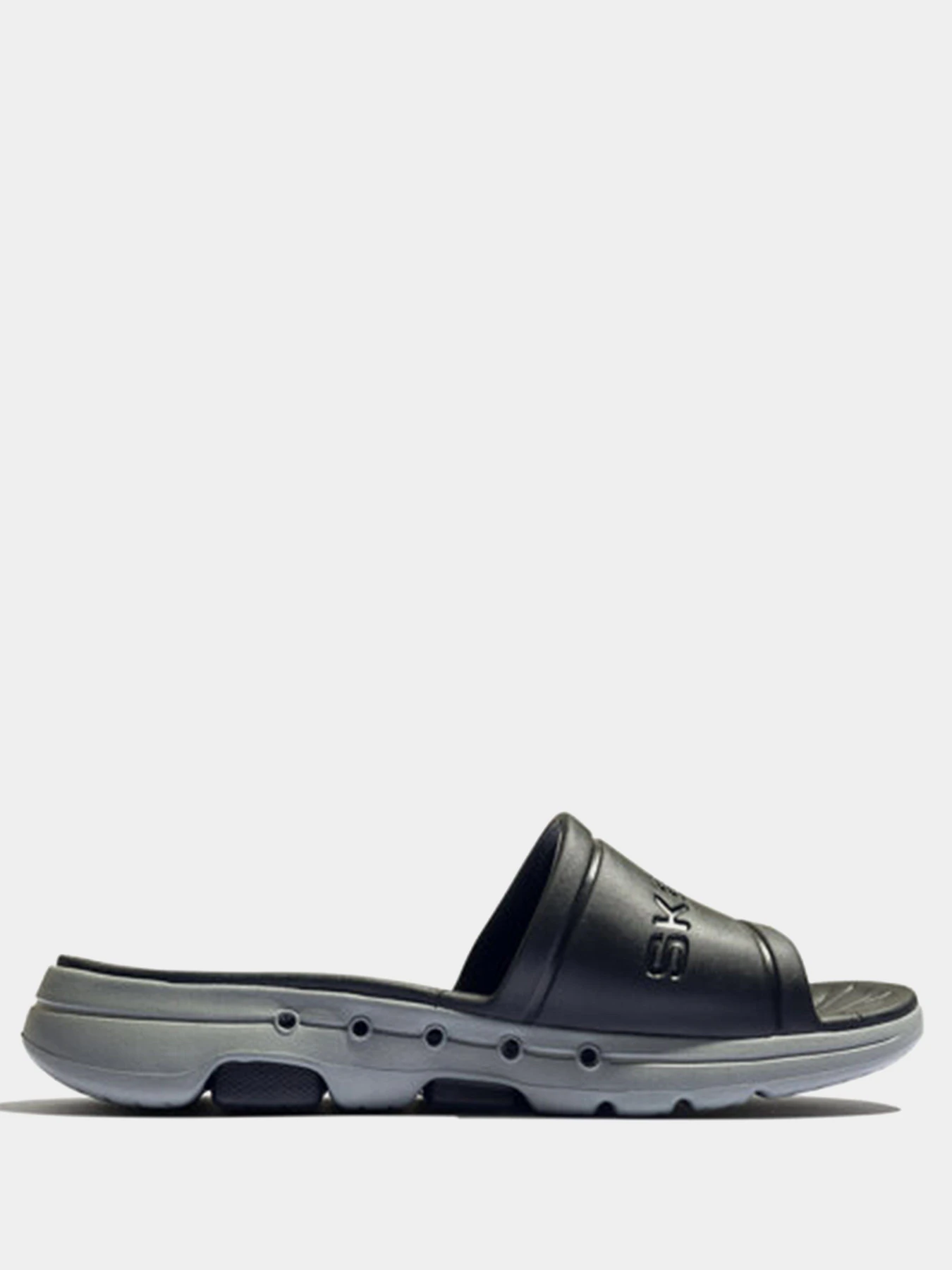 Шльопанці Skechers GOWALK 5 - SURF'S OUT модель 243005 BKGY Шльопанці Skechers GOWALK 5 - SURF'S OUT модель 243005 BKGY Фото